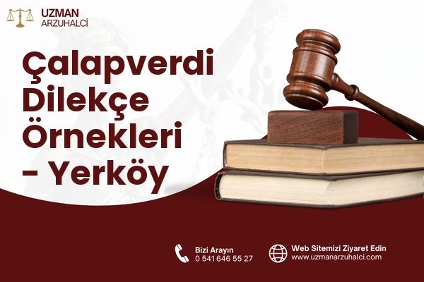 Çalapverdi Dilekçe Örnekleri - Yerköy