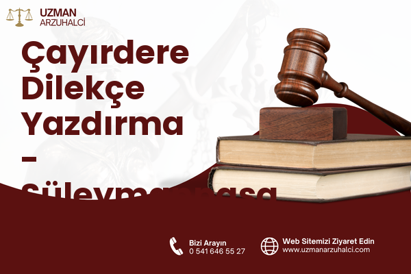 Çayırdere Dilekçe Yazdırma - Süleymanpaşa