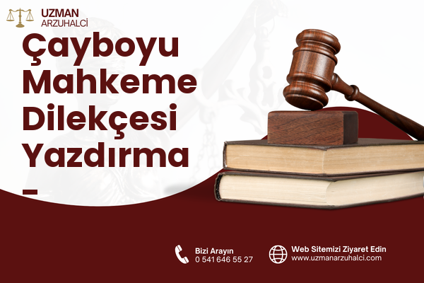 Çayboyu Mahkeme Dilekçesi Yazdırma - Kavaklıdere