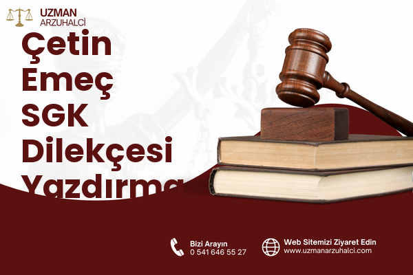 Çetin Emeç SGK Dilekçesi Yazdırma - Balçova