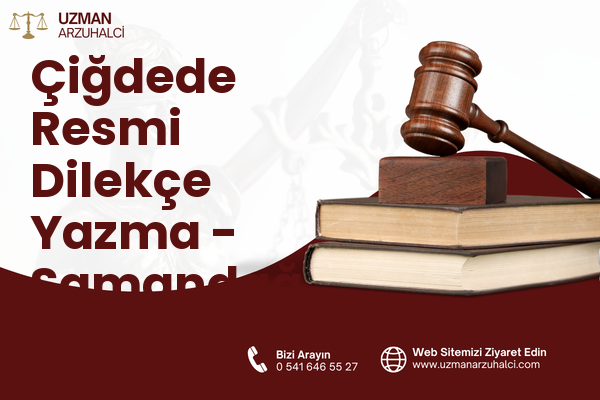 Çiğdede Resmi Dilekçe Yazma - Samandağ