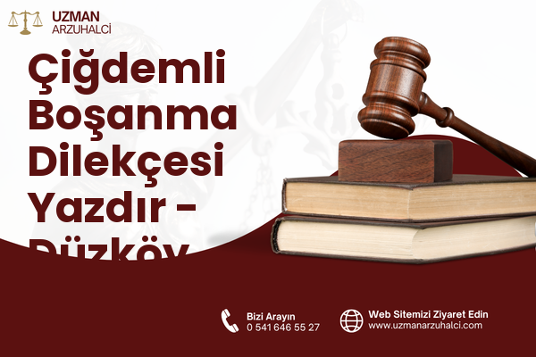 Çiğdemli Boşanma Dilekçesi Yazdır - Düzköy