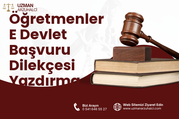 Öğretmenler E Devlet Başvuru Dilekçesi Yazdırma - Tarsus