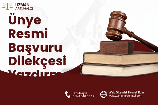 Ünye Resmi Başvuru Dilekçesi Yazdırma