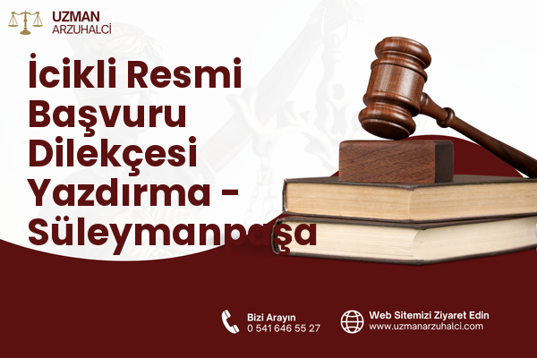 İcikli Resmi Başvuru Dilekçesi Yazdırma - Süleymanpaşa