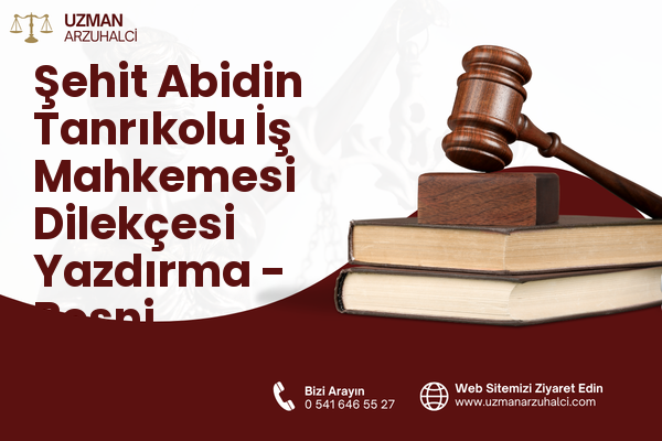 Şehit Abidin Tanrıkolu İş Mahkemesi Dilekçesi Yazdırma - Besni
