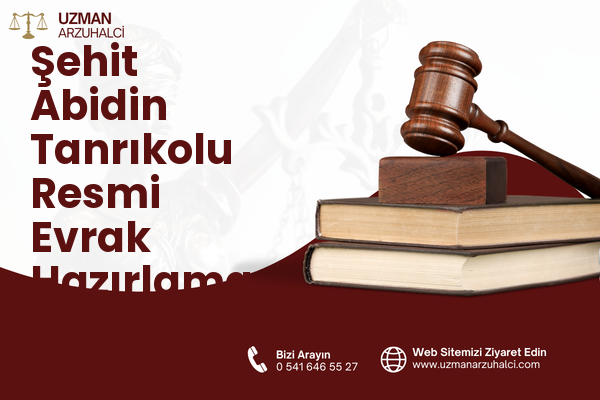 Şehit Abidin Tanrıkolu Resmi Evrak Hazırlama - Besni