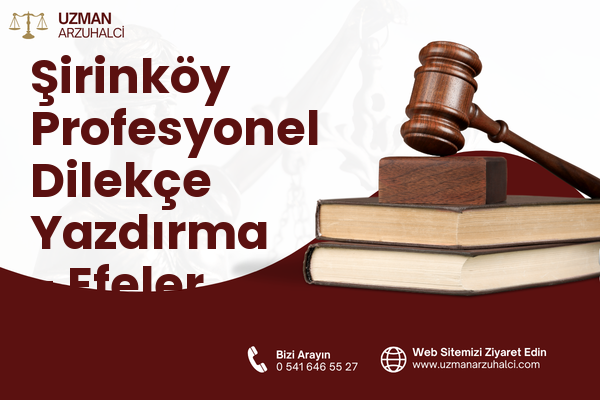 Şirinköy Profesyonel Dilekçe Yazdırma - Efeler