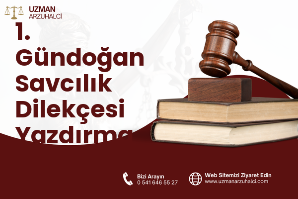 1. Gündoğan Savcılık Dilekçesi Yazdırma - Altıeylül