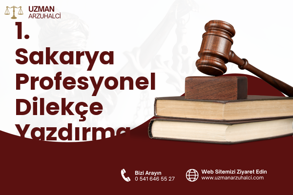 1. Sakarya Profesyonel Dilekçe Yazdırma - Karesi