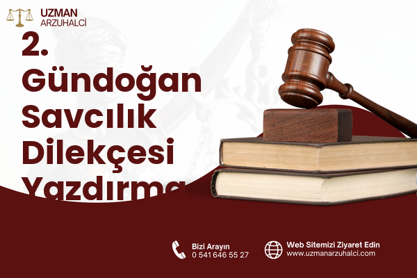 2. Gündoğan Savcılık Dilekçesi Yazdırma - Altıeylül
