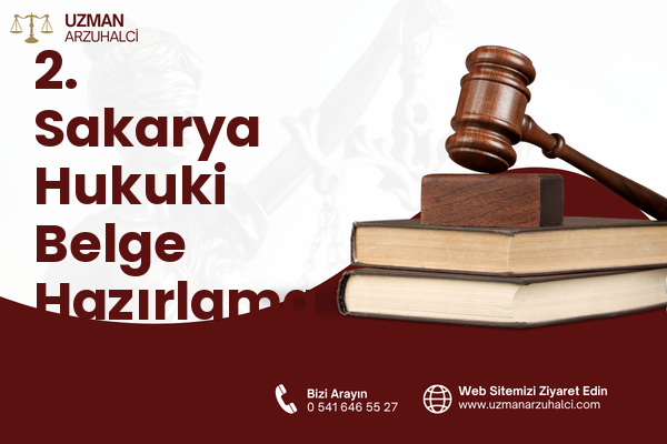 2. Sakarya Hukuki Belge Hazırlama - Karesi