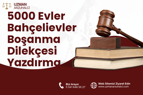 5000 Evler Bahçelievler Boşanma Dilekçesi Yazdırma - Merkez