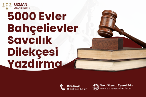 5000 Evler Bahçelievler Savcılık Dilekçesi Yazdırma - Merkez