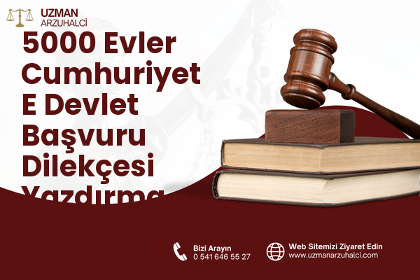 5000 Evler Cumhuriyet E Devlet Başvuru Dilekçesi Yazdırma - Merkez