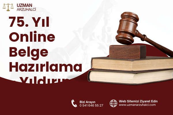 75. Yıl Online Belge Hazırlama - Yıldırım
