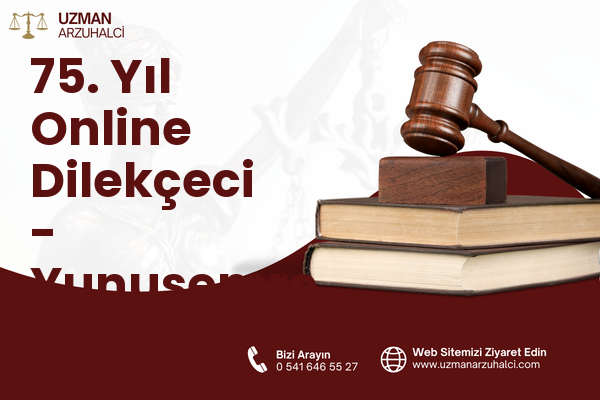 75. Yıl Online Dilekçeci - Yunusemre