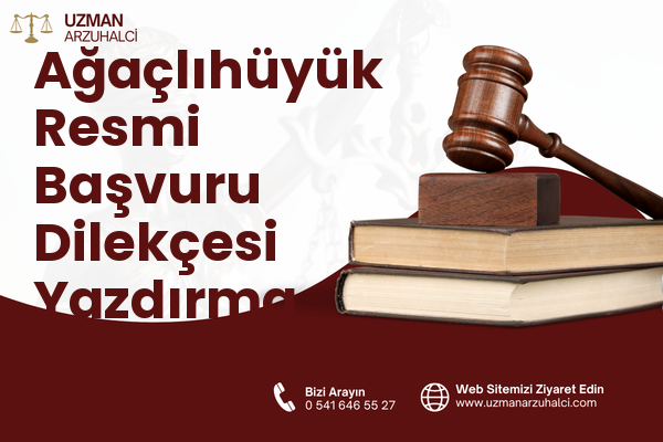Ağaçlıhüyük Resmi Başvuru Dilekçesi Yazdırma - Milas
