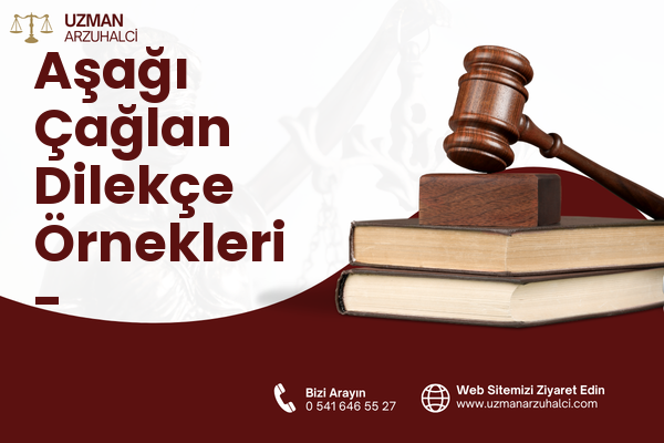 Aşağı Çağlan Dilekçe Örnekleri - Odunpazarı