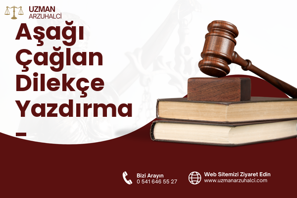 Aşağı Çağlan Dilekçe Yazdırma - Odunpazarı