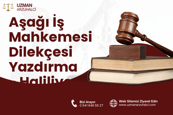 Aşağı İş Mahkemesi Dilekçesi Yazdırma - Haliliye