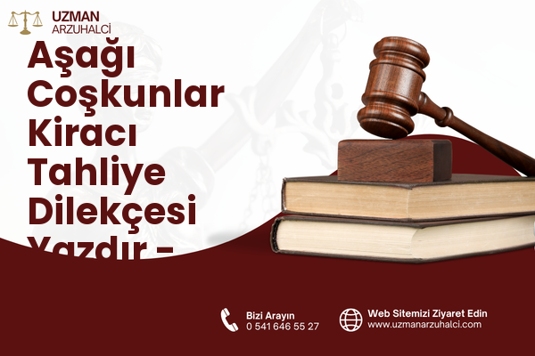 Aşağı Coşkunlar Kiracı Tahliye Dilekçesi Yazdır - Eyyübiye