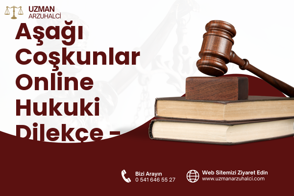 Aşağı Coşkunlar Online Hukuki Dilekçe - Eyyübiye