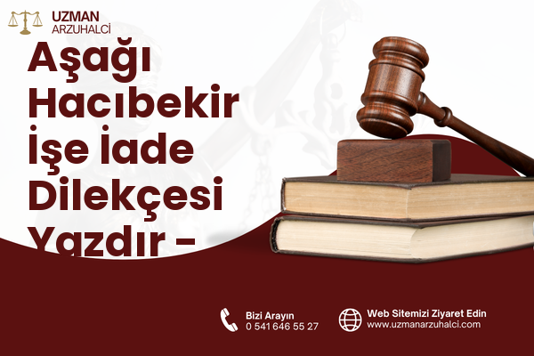 Aşağı Hacıbekir İşe İade Dilekçesi Yazdır - Balâ