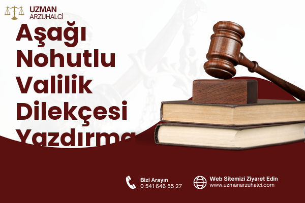 Aşağı Nohutlu Valilik Dilekçesi Yazdırma - Merkez