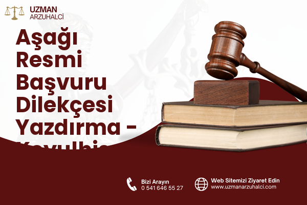 Aşağı Resmi Başvuru Dilekçesi Yazdırma - Koyulhisar