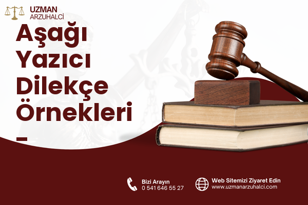 Aşağı Yazıcı Dilekçe Örnekleri - Eyyübiye