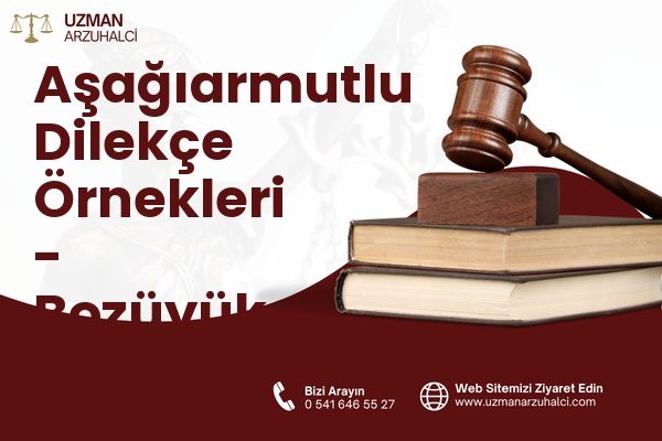 Aşağıarmutlu Dilekçe Örnekleri - Bozüyük