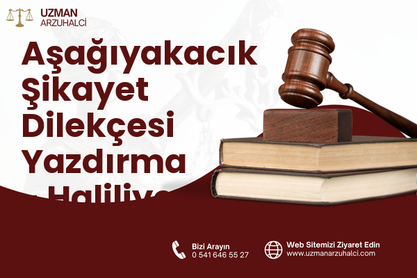 Aşağıyakacık Şikayet Dilekçesi Yazdırma - Haliliye