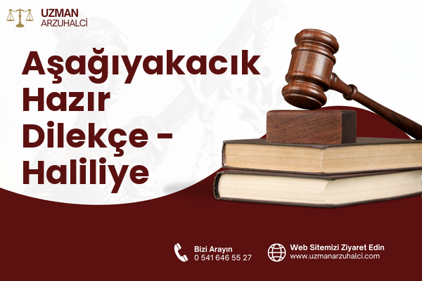 Aşağıyakacık Hazır Dilekçe - Haliliye