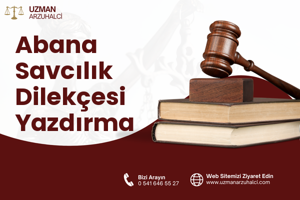 Abana Savcılık Dilekçesi Yazdırma