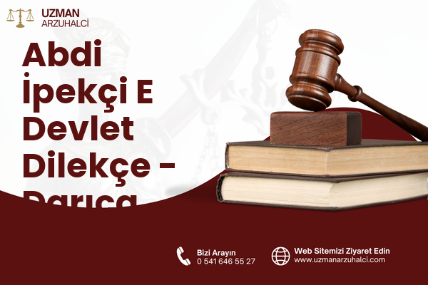 Abdi İpekçi E Devlet Dilekçe - Darıca