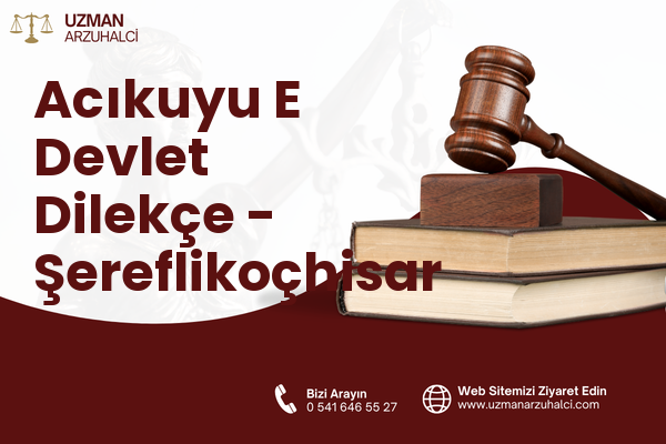 Acıkuyu E Devlet Dilekçe - Şereflikoçhisar