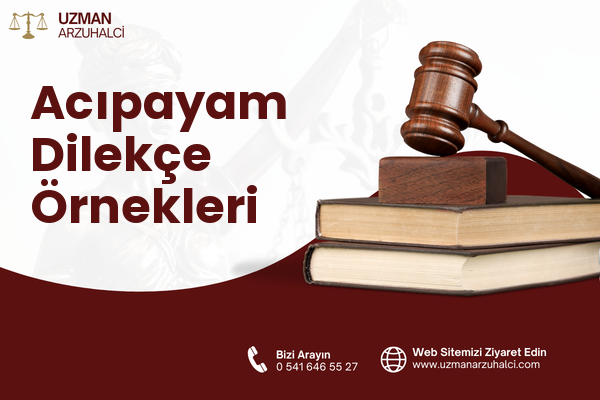 Acıpayam Dilekçe Örnekleri