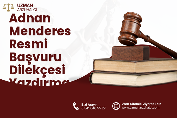 Adnan Menderes Resmi Başvuru Dilekçesi Yazdırma - Efeler