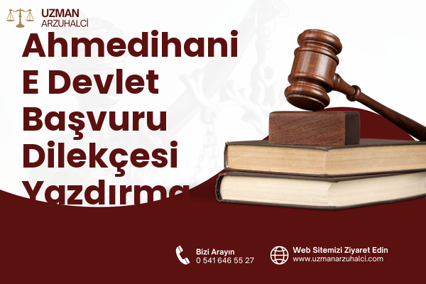 Ahmedihani E Devlet Başvuru Dilekçesi Yazdırma - Patnos