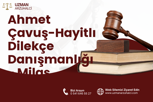 Ahmet Çavuş-Hayitlı Dilekçe Danışmanlığı - Milas
