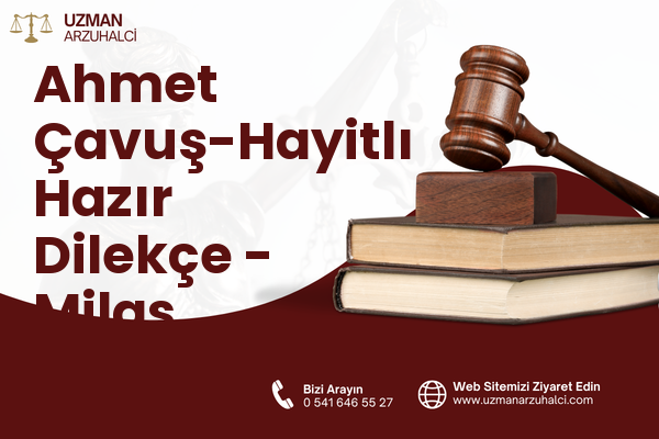 Ahmet Çavuş-Hayitlı Hazır Dilekçe - Milas