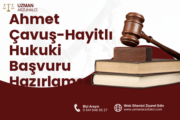 Ahmet Çavuş-Hayitlı Hukuki Başvuru Hazırlama - Milas