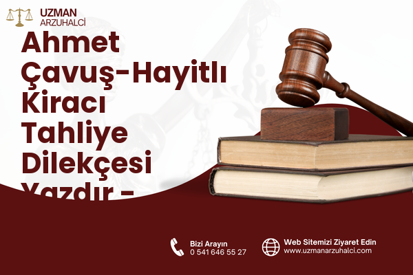 Ahmet Çavuş-Hayitlı Kiracı Tahliye Dilekçesi Yazdır - Milas