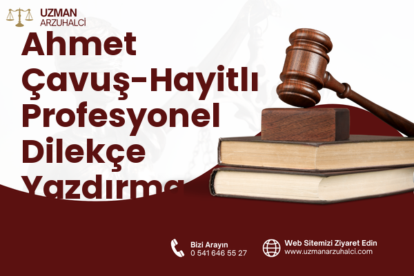 Ahmet Çavuş-Hayitlı Profesyonel Dilekçe Yazdırma - Milas