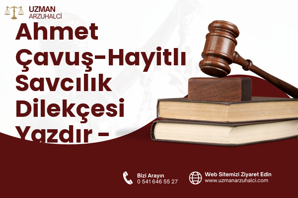 Ahmet Çavuş-Hayitlı Savcılık Dilekçesi Yazdır - Milas