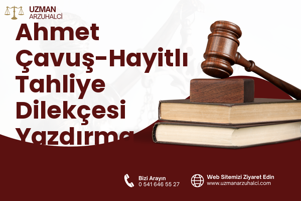 Ahmet Çavuş-Hayitlı Tahliye Dilekçesi Yazdırma - Milas