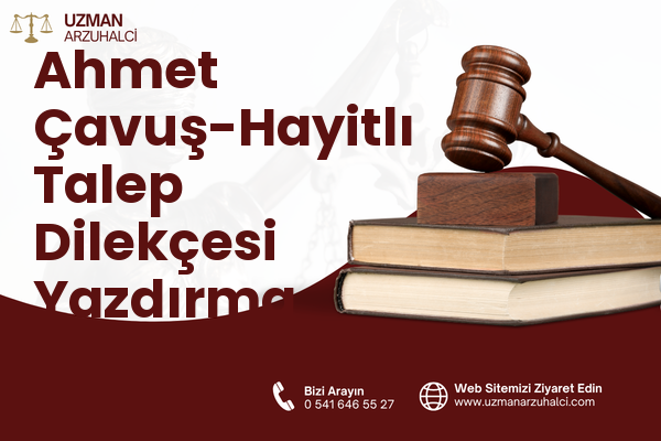 Ahmet Çavuş-Hayitlı Talep Dilekçesi Yazdırma - Milas