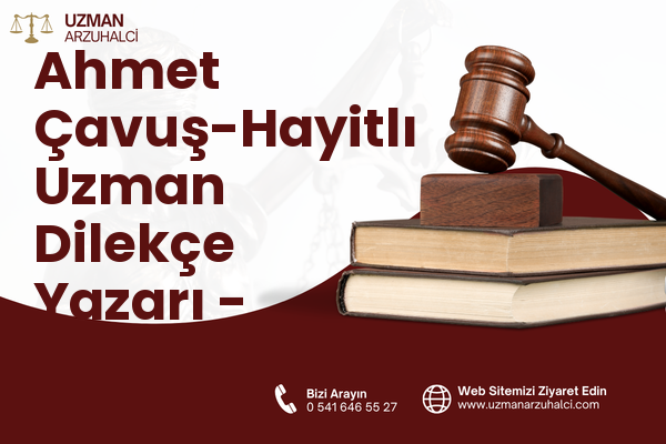 Ahmet Çavuş-Hayitlı Uzman Dilekçe Yazarı - Milas