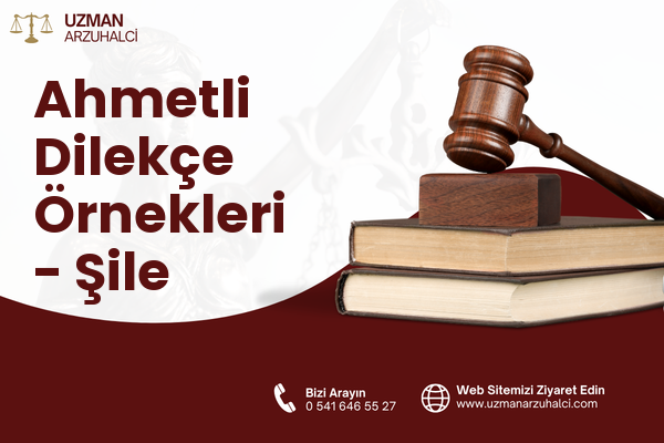 Ahmetli Dilekçe Örnekleri - Şile